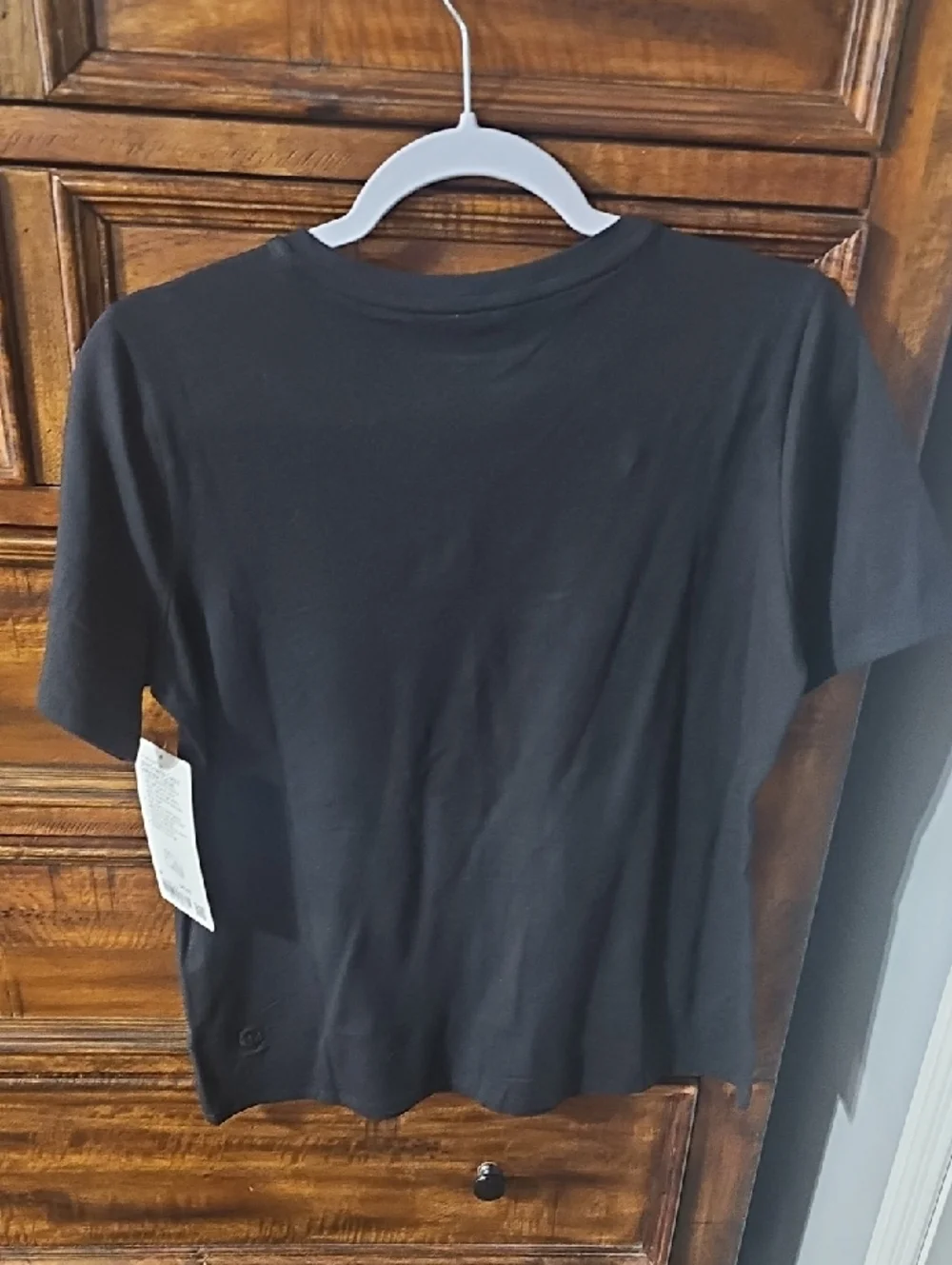 Lululemon Nwts Love Organic Cotton Crewneck-TShirt! BLK, Sz Medium!